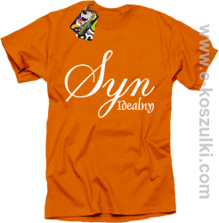 Syn idealny - koszulka męska pomarańczowa