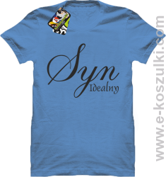 Syn idealny - koszulka męska błękitna