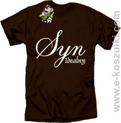 Syn idealny - koszulka męska brązowa