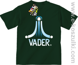 VADER STAR ATARI STYLE - koszulka dziecięca butelkowa