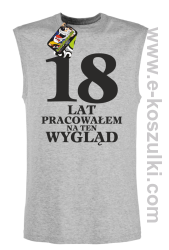 18 lat pracowałem na ten wygląd  - bezrękawnik męski melanż