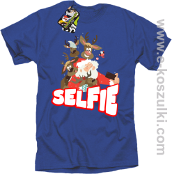 Selfie Santa Friends blue