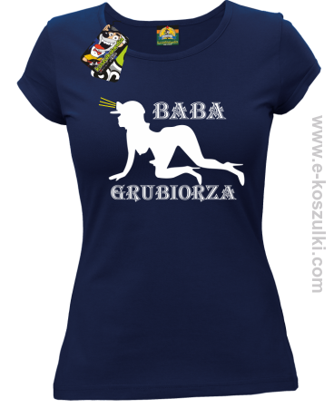 Baba Grubiorza - koszulka damska taliowana 