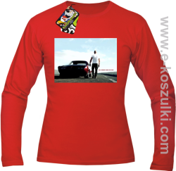 Fast furious all roads lead to this - longsleeve męski czerwony