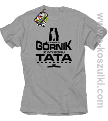 Z zawodu Górnik z wyboru TATA - koszulka męska melanż 