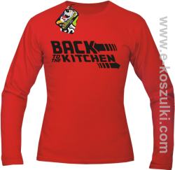 Back to the kitchen - longsleeve męski czerwony