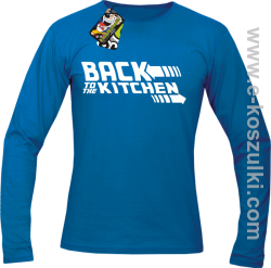 Back to the kitchen - longsleeve męski niebieski