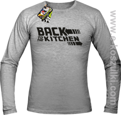 Back to the kitchen - longsleeve męski melanżowy