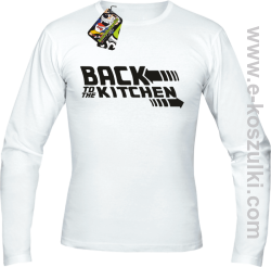 Back to the kitchen - longsleeve męski biały