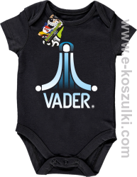 VADER STAR ATARI STYLE - body dziecięce czarne