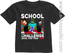 School Challenge Level this year PRO - koszulka dziecięca czarna