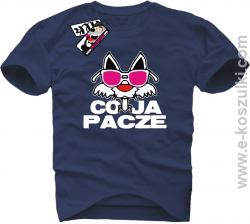 Co ja pacze - koszulka męska - granatowy