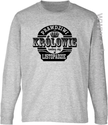 Prawdziwi królowie rodzą się w listopadzie - longsleeve dziecięcy melanż 