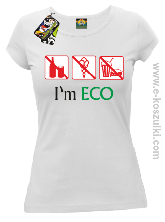 I'm ECO NO EAT - koszulka damska