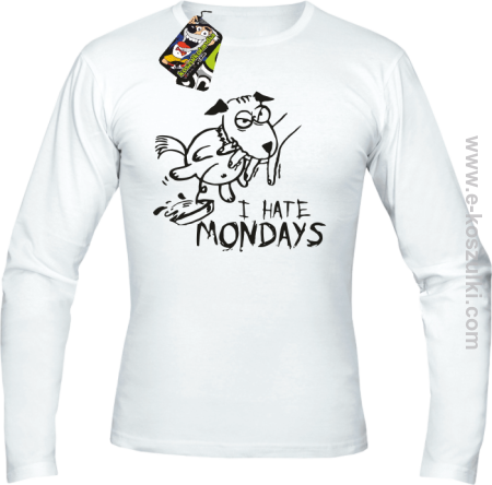 I hate mondays - longsleeve męski