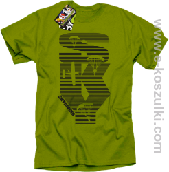 Skydiving aero SKY - koszulka męska kiwi