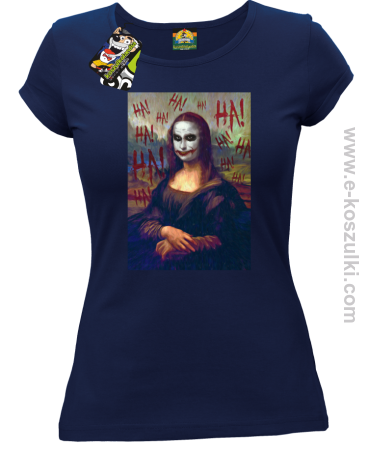 Mona Lisa Hello Jocker - koszulka damska 