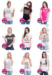 Koszulki na Dzień Kobiet 87 wzorów - fason damski 2