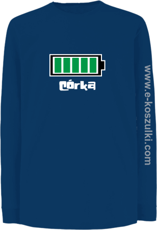 Córka Bateria 100% - longsleeve dziecięcy 