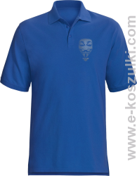 We are Anonymous We are Legion We do not forgive, we do not forget Expect us - koszulka polo męska niebieska