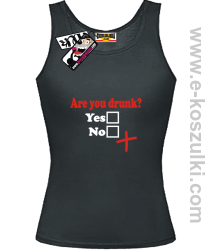 Are You Drunk - top damski - czarny