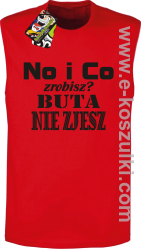 No i co zrobisz? Buta nie zjesz - bezrękawnik męski czerwony