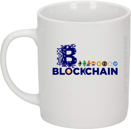 BLOCKCHAIN Fan Symbols - kubek biały 330 ml 