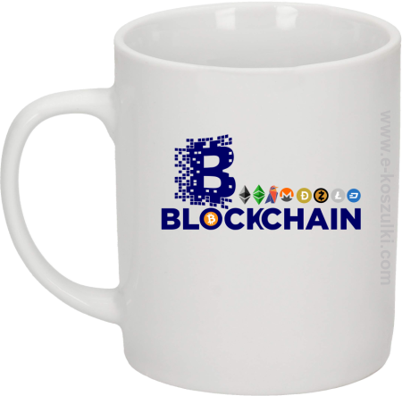 BLOCKCHAIN Fan Symbols - kubek biały 330 ml 