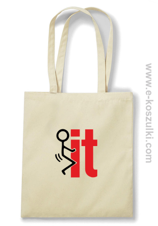 I fuck it  symbol - torba bawełniana