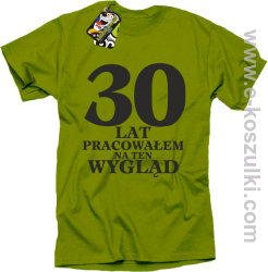 30 lat pracowałem na ten wygląd - koszulka męska kiwi