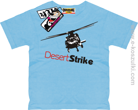 Desert strike helikopter - koszulka dziecięca
