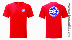 Ratownik medyczny RATOWNICTWO MEDYCZNE - koszulka męska czerwona