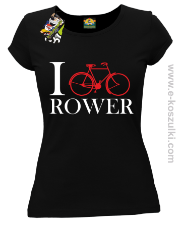 I love rower - koszulka damska