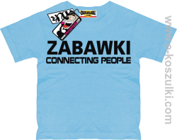 Zabawki connecting people - błękitny