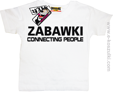 Zabawki connecting people - biały