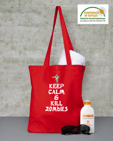 Keep calm and kill zombies - torba EKO