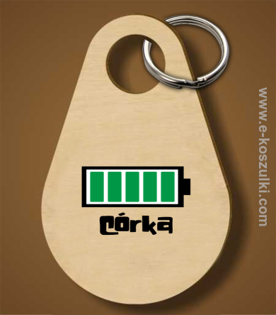 Córka Bateria 100% - brelok 