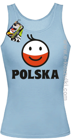 POLSKA Emotik dwukolorowy - top damski 