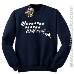 Be different - bluza bez kaptura granatowy