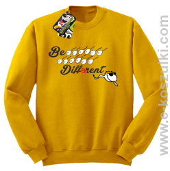 Be different - bluza bez kaptura żółty