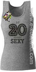 Już 20-stka ale ciągle sexy - top damski melanż