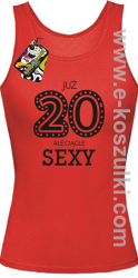 Już 20-stka ale ciągle sexy - top damski czerwony