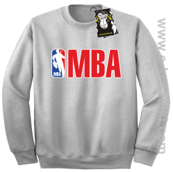 MBA - bluza koszykarska bez kaptura melanż
