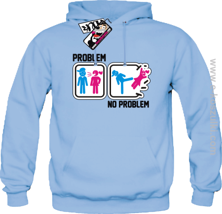 Problem No Problem - bluza męska z kapturem