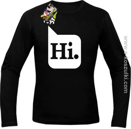 Hi. ! - longsleeve męski