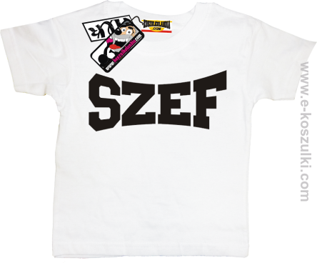 Szef koszulka dziecięca - biały