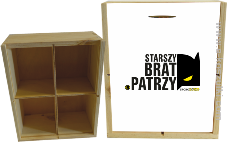 STARSZY BRAT PATRZY - skrzynka ozdobna 