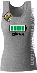 Córka Bateria 100% - top damski melanż 