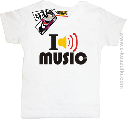 I love music - koszulka dziecięca