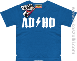 ADHD koszulka dziecięca - niebieski